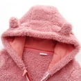 thumbnail image 5 of Baby Girls Boys Jumpsuit Cute Bear Ear Romper Hooded Baby Winter Snowsuit for Baby 3-6 Months, 5 of 6