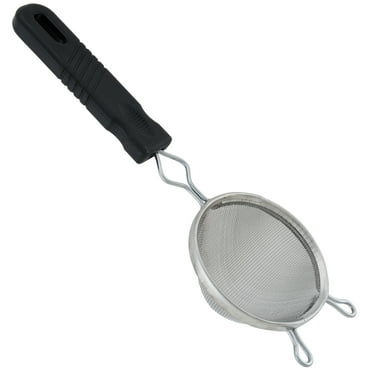 GoodCook 3" Everyday Stainless Steel Wire Mesh Strainer with Aluminum Handle