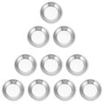 thumbnail image 1 of SHISUYAN Plat de Couleur en Acier Inoxydable Adultes 10 Pcs 2.4x2.4x0.4 Po, 1 of 8