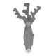 thumbnail image 3 of Calibrador de Rosca T Acero Inoxidable Medición de Paso de Tornillo 29 Grados, 3 of 8