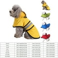 thumbnail image 3 of TIELUTT Raincoat Large and Small Raincoat Reflective Stripes Style Outdoor Pet Clothes for Cats Pet Clothes Rack Small Pet Clothes for Small Dogs Female Pet Clothes Closet Pet Clothes Hangers and Rac, 3 of 5