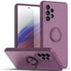 thumbnail image 3 of Liquid Silicone Magnetic Bracket Ring Soft Phone Case For Samsung A54 A53 A52 A51 A71 A34 A32 A22 A73 S23 Ultra Plus S21FE Cover, 3 of 5