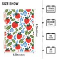 thumbnail image 2 of FORMRS 1-Subject Spiral Notebook 8" x 5" College Ruled 60 Refillable Sheet A5 Hard Cover, 2 Pack, Vibrant Strawberries, 2 of 7
