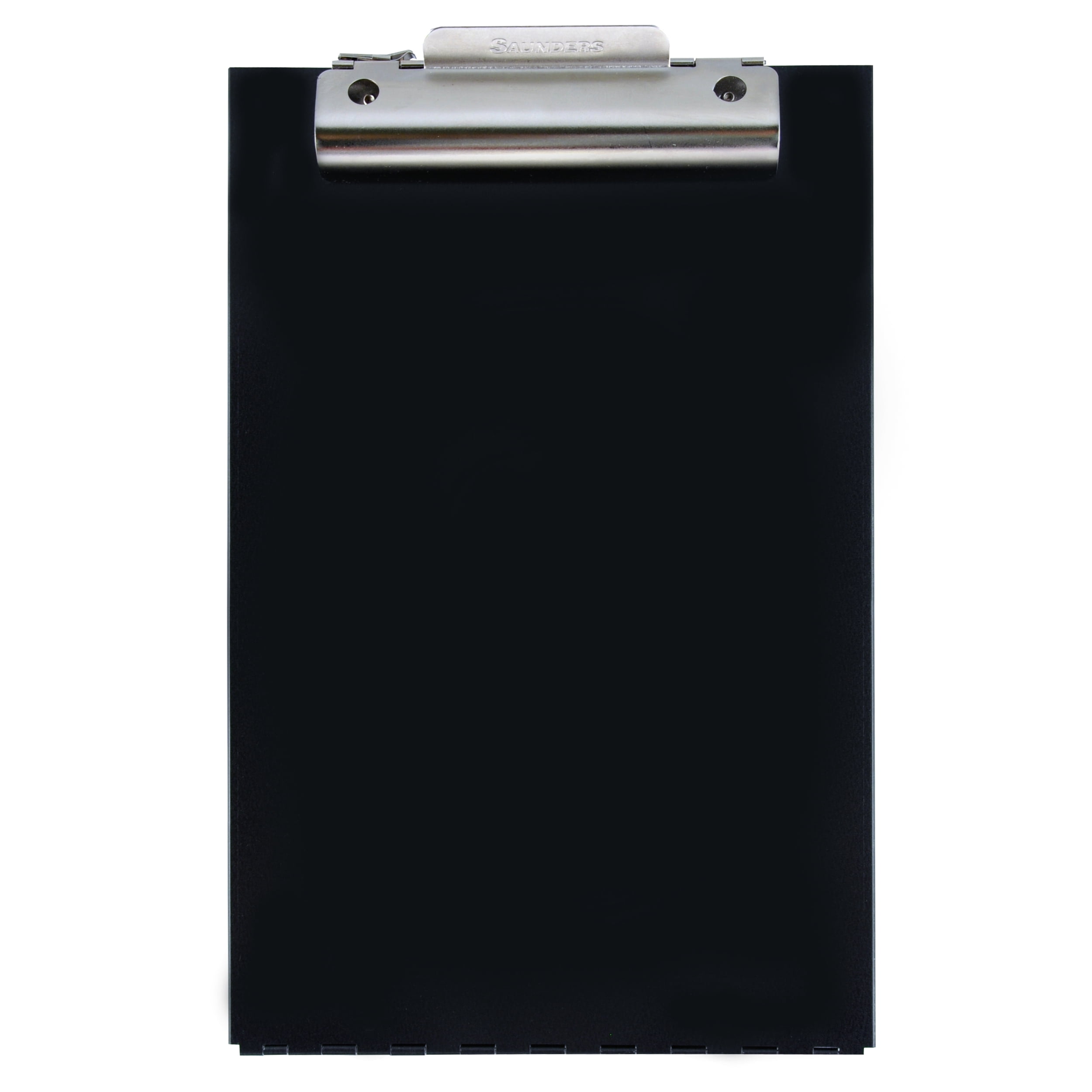 Saunders Metal Storage Clipboard, A, 2 Tier, High Capacity Clip, Letter, Black
