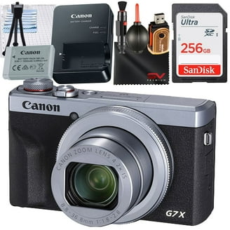 Canon PowerShot G7 X Mark III Digital Camera (Silver) + Canon HG