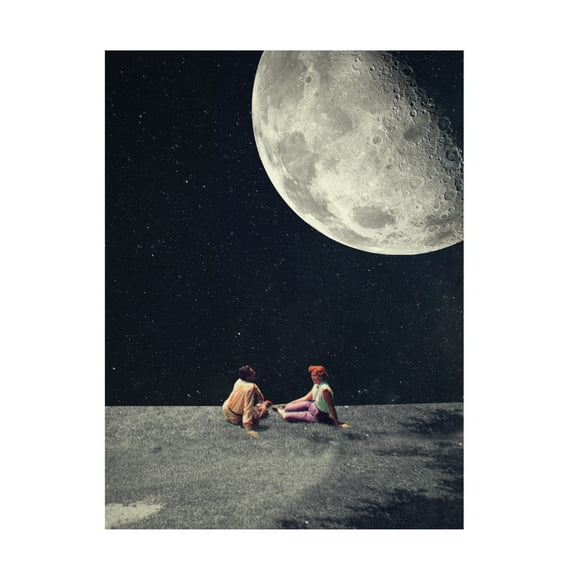 Trademark Fine Art Frank Moth  I Gave You the Moon for a Smile Canvas Wall Art