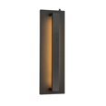 thumbnail image 2 of 1-Light H20 in Minimalist Modern Linear 23W Integrated LED  Outdoor Wall Sconce with Dusk to Dawn Sensor in Matte Black for Porch Patio, 2 of 9