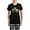 With Checker Pant, variant on CafePress - I Llove Llamas Pajamas - Women's Short Sleeve Print T-Shirt and Pants Dark Cotton Pajama Set