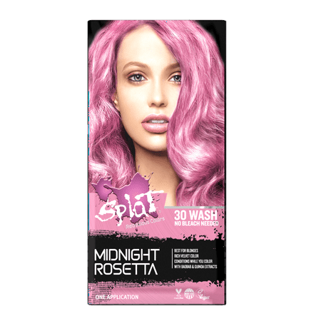 Splat Semi Permanent Midnight Rosetta Hair Color Kit No Bleach