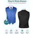 thumbnail image 5 of S.H. Churchill & Co. Men's 4 Piece Vest Set, with Bow Tie, Neck Tie, and Pocket Square, 5 of 8