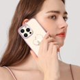 thumbnail image 4 of Étui Transparente Plaquée Cœur d'Amour Mignon Compatible avec Iphone 14 Pro Max/14 Pro, Étui Rigide Antichoc, 4 of 5