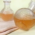 thumbnail image 3 of 1000mL Clear Glass Globe Decanter with Stopper - Crystal Whiskey/Vodka/Brandy Storage Bottle, Multi-Purpose Beverage Container for Bars, Restaurants & Home Use - Ideal Gift for Anniversaries,, 3 of 7