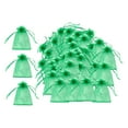 thumbnail image 5 of 100 Pcs Fruit Protection Bags,fruit Netting Bags for Fruit Trees Fruit Mesh Bag,with Drawstring Netting Barrier Bags for ,Fruit,Flower , 102cm Green 10cmx12cm Green, 5 of 6