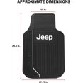thumbnail image 6 of Jeep Logo 2 Front Vinyl Floor Mats And 2 Seat Covers, 6 of 6