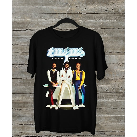 NEW Bee Gees Band 1979 Tour Black All Size Gift Lover Shirt VC1703