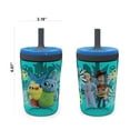 thumbnail image 5 of Zak Designs 15oz Toy Story Kelso Travel Straw Tumbler Plastic and Silicone with Leak-Proof Straw Valve for Kids, 2pcs Set, Buzz Lightyear and Friends, 5 of 7