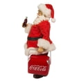 thumbnail image 4 of Coca-Cola Coke Cooler Table Piece Santa, 10.5-Inches, Multi-Colored, 4 of 5