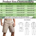 thumbnail image 4 of Akiihool Mens Shorts Cargo Men's Fashion Cargo Shorts (Khaki,3XL), 4 of 4