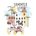 thumbnail image 2 of Girl's Mickey & Friends Mickey and Minnie Summer Lovin  Graphic Tee White X Small, 2 of 4