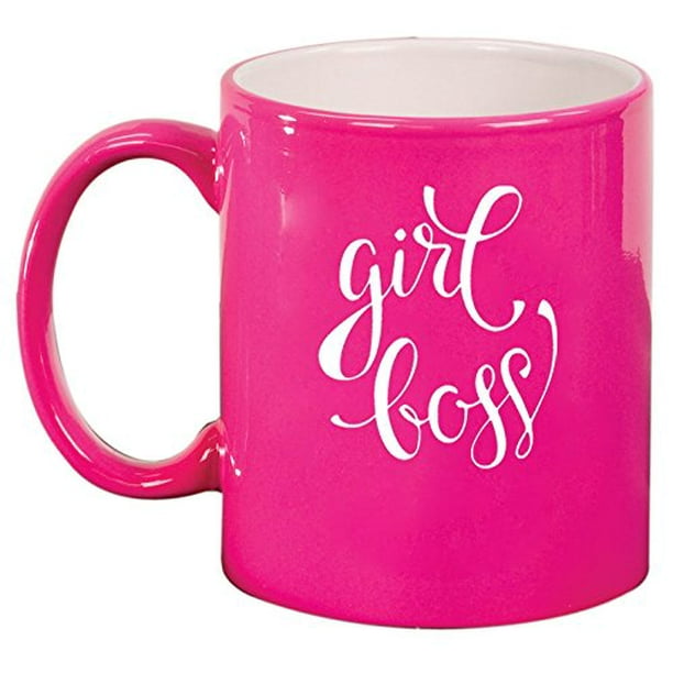 Smelte Peck periskop Ceramic Coffee Tea Mug Cup Girl Boss (Pink) - Walmart.com