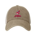 thumbnail image 2 of Cleveland_Indians Vintage Washed Distressed Snapback Baseball Cap Popular Team Mesh Back Hat Adjustable Dad Trucker Golf Hat for Men Women for Sport Outdoor Activities, 2 of 5