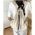 thumbnail image 6 of Drawstring Backpack Large Capacity Backpack School Backpack Teen Ruched Backpack, 6 of 8
