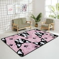 thumbnail image 4 of GZHJMY Soft Rug Large Area Rugs, Bulldog Grunge Pink Comfortable Indoor Carpet, Baby Play Mat for Living Room Bedroom Nursery Decor Floor Mat 72x48inch Carpet Runner, 4 of 6