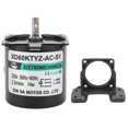 thumbnail image 1 of AC Synchronous Motor 14W Permanent Magnet 2Way High Torsion Central Shaft Bracket XD60KTYZ(2.5rpm/min AC220V), 1 of 4