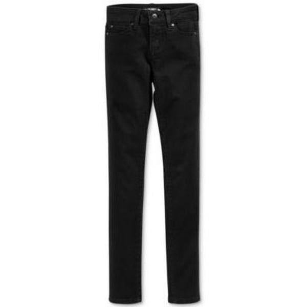 girls black skinny jeans