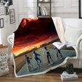 thumbnail image 1 of Stranger Things Couverture en Polaire Imprimée 3d_cadeau de g, 1 of 3