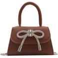 thumbnail image 1 of LHSHIDU Crossbody Bag for Women Girls Cute Candy-Colored Tote with Patent Leather Glitter Shoulder Bag Small Square Bag, 1 of 7