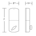 thumbnail image 4 of MiLocks XF-02OB X-Series Deadbolt (Oil-Rubbed Bronze), 4 of 6