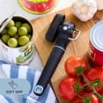 thumbnail image 6 of Farberware Soft Grips Smooth Edge Safety Manual Can Opener, Black with Slate Blue Accents, 6 of 10