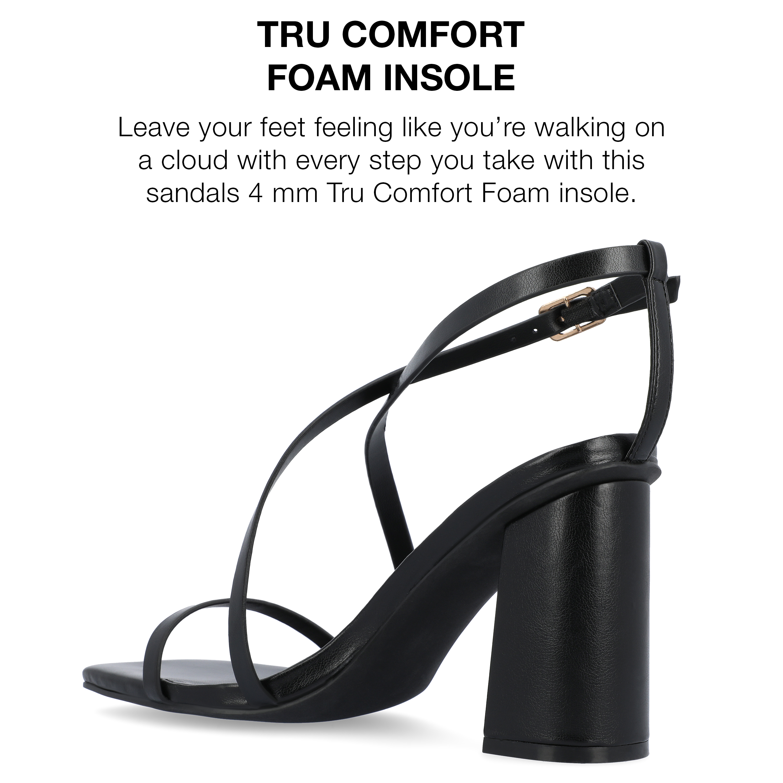 Journee Collection Womens Lenorra Tru Comfort Foam Covered Block Heel Sandals