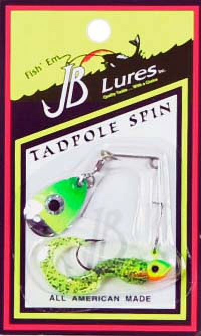 JB Lures Tadpole Spin 1/8oz Chartreuse/Lime
