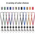 thumbnail image 7 of XIHAMA 10 Pack Retractable Badge Lanyards and ID Badge Holder, Strap Lanyard with Swivel Metal Clasp for Badge Holders, Keychains, Offices, Staff, Students, Employees, 7 of 7