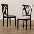 thumbnail image 6 of Bowery Hill Dining Side Chair in Gray and Brown (Set of 2), 6 of 7