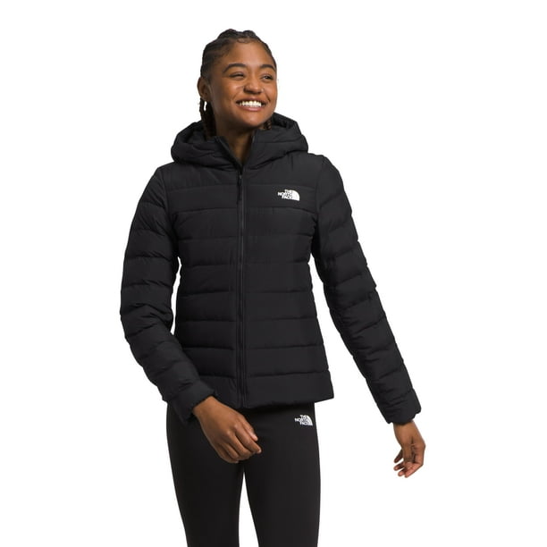 Sudadera con capucha THE NORTH FACE Aconcagua con aislamiento de plumón para mujer, negra