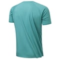 thumbnail image 3 of Vedolay Tops Men's Lightweight Performance Short Sleeve Pocket T-Shirt,Green 3XL, 3 of 5