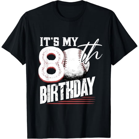 80 Years Old Vintage Baseball 80Th Birthday T-Shirt Unisex S-5XL Hot Trending Shirt Birthday Gift 80 Years Old Vintage Baseball 80Th Birthday T-Shirt Unisex S-5XL Hot Trending Shirt Birthday Gift
