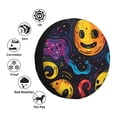 thumbnail image 4 of Pofeuu Playful Ghosts Night Sky Print Spare Tire Wheel Cover for Car Truck SUV Camper Universal Fit Spare Tire Cover RV Spare Tire Covers-17 inch, 4 of 6