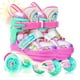 thumbnail image 1 of Patines con forma de unicornio arcoíris para niños y niñas de 2 a 8 años, 1 of 8
