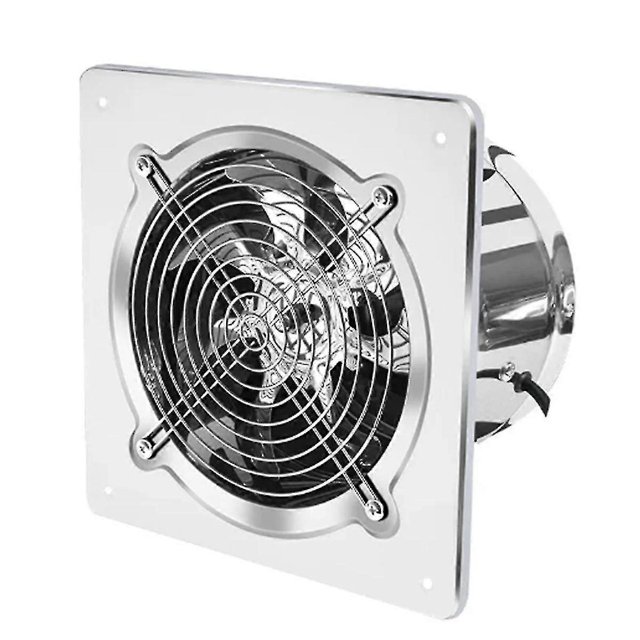 6Inch Booster Fan Extractor Exhaust Fan Ventilation Pipe Fan for Bathroom Toilet Kitchen Wall Window Stainless Steel Fan