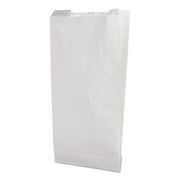 Bagcraft BGC300405 6 x 6.5 in. Grease-Resistant Single-Serve Bags, White - 2 mil Thickness