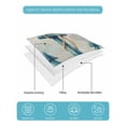 thumbnail image 4 of Quilt King Size Bedding Set, Teal Anchors Coastal Reversible Summer Quilt 3 Pieces, Vintage Summer Beach Nautical Lightweight Bedspreads Coverlets with 2 Pillow Shams for All Seasons, 4 of 5