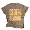 thumbnail image 6 of Cider Season Block Distressed - Women's Garment Dyed Graphic T-Shirt, 6 of 11