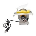 thumbnail image 3 of Multifunction Mini Table Saw Woodworking Lathe Electric Polisher Grinder Cutter Large Workbench, 3 of 6