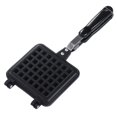 thumbnail image 4 of Waffle Mold Pan Square Waffle Baking Pan Non Stick Coating Aluminum Alloy Waffle Maker Pot with Dual Handles Waffle Maker, 4 of 8