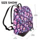 thumbnail image 2 of Disketp Skull mushroom colorful cute Mochila de Cuero para Mujer, Bolso de Espalda Antirrobo con Estilo para Viaje, Trabajo y Uso Diario, 2 of 4