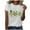 #0454-White, variant on Ailaofu St. Patrick's Day Fun Shamrock Print T-Shirt for Women, Summer Casual Short Sleeve Crew Neck T-Shirt